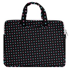 Pattern Dots Dot Seamless Macbook Pro 15  Double Pocket Laptop Bag  by Maspions