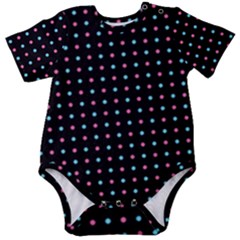 Pattern Dots Dot Seamless Baby Short Sleeve Bodysuit