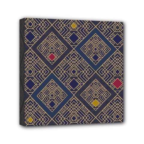 Pattern Seamless Antique Luxury Mini Canvas 6  X 6  (stretched)