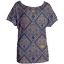 Pattern Seamless Antique Luxury Women s Oversized T-Shirt View1