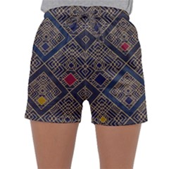 Pattern Seamless Antique Luxury Sleepwear Shorts