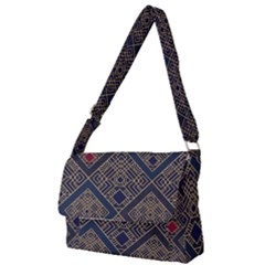 Pattern Seamless Antique Luxury Full Print Messenger Bag (s)