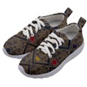 Pattern Seamless Antique Luxury Kids Athletic Shoes View2