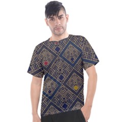 Pattern Seamless Antique Luxury Men s Sport Top