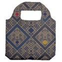 Pattern Seamless Antique Luxury Premium Foldable Grocery Recycle Bag View2