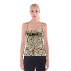 Marble Texture Pattern Seamless Spaghetti Strap Top