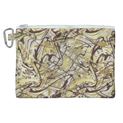 Marble Texture Pattern Seamless Canvas Cosmetic Bag (xl)