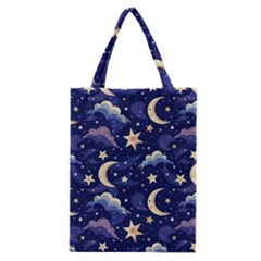 Night Moon Seamless Classic Tote Bag