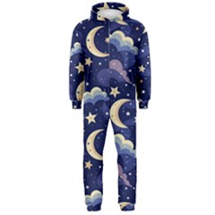 Night Moon Seamless Hooded Jumpsuit (men)