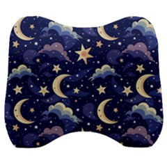 Night Moon Seamless Velour Head Support Cushion