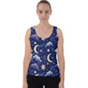 Night Moon Seamless Velvet Tank Top View1