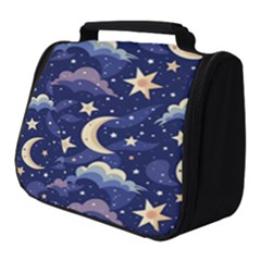 Night Moon Seamless Full Print Travel Pouch (small) by Maspions