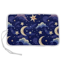 Night Moon Seamless Pen Storage Case (m) by Maspions