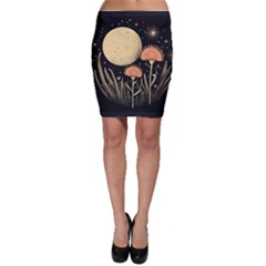 Flowers Space Bodycon Skirt