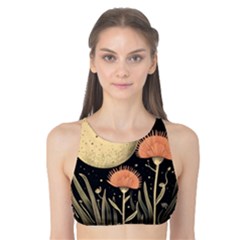 Flowers Space Tank Bikini Top