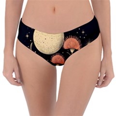 Flowers Space Reversible Classic Bikini Bottoms