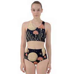 Flowers Space Racer Back Bikini Set