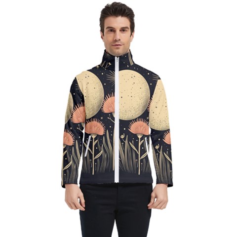 Flowers Space Men s Bomber Jacket by Maspions