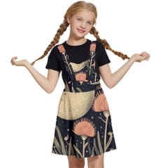 Flowers Space Kids  Apron Dress