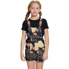 Flowers Space Kids  Short Overalls