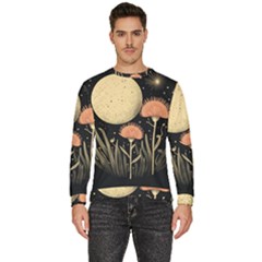 Flowers Space Men s Fleece Sweatshirt by Maspions