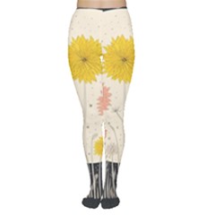 Space Flowers Universe Galaxy Tights