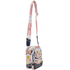 Space Flowers Universe Galaxy Shoulder Strap Belt Bag