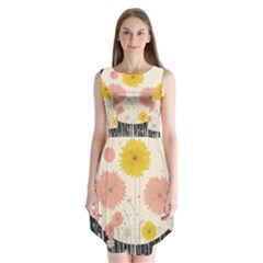 Space Flowers Universe Galaxy Sleeveless Chiffon Dress  