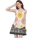 Space Flowers Universe Galaxy Inside Out Racerback Dress View3