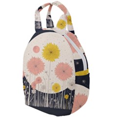 Space Flowers Universe Galaxy Travel Backpack