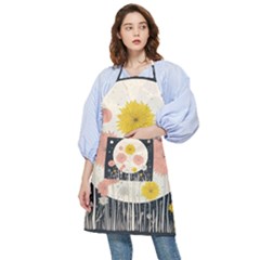 Space Flowers Universe Galaxy Pocket Apron by Maspions