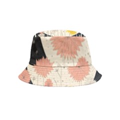 Space Flowers Universe Galaxy Inside Out Bucket Hat (kids)