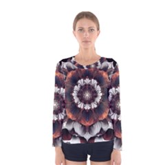 Mandala Design Pattern Women s Long Sleeve T-shirt