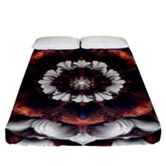 Mandala Design Pattern Fitted Sheet (king Size)