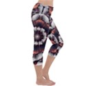 Mandala Design Pattern Capri Yoga Leggings View3