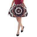 Mandala Design Pattern A-Line Pocket Skirt View1