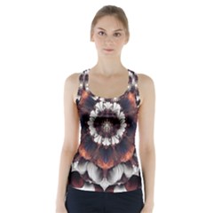 Mandala Design Pattern Racer Back Sports Top