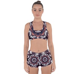 Mandala Design Pattern Racerback Boyleg Bikini Set