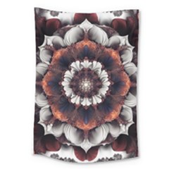 Mandala Design Pattern Large Tapestry