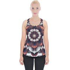 Mandala Design Pattern Piece Up Tank Top