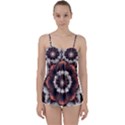 Mandala Design Pattern Babydoll Tankini Top View1