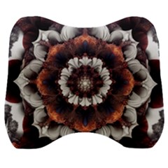 Mandala Design Pattern Velour Head Support Cushion