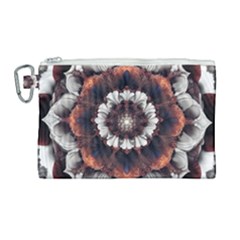 Mandala Design Pattern Canvas Cosmetic Bag (large)