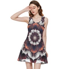 Mandala Design Pattern Inside Out Racerback Dress