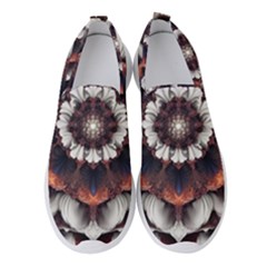 Mandala Design Pattern Women s Slip On Sneakers