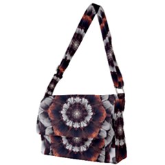 Mandala Design Pattern Full Print Messenger Bag (l)