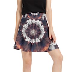 Mandala Design Pattern Waistband Skirt