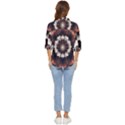 Mandala Design Pattern Women s Quarter Sleeve Pocket Shirt View4