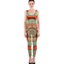 Mandala Floral Decorative Flower One Piece Catsuit View1