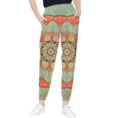 Mandala Floral Decorative Flower Women s Tapered Pants